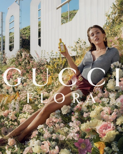 Miley Cyrus appears in the new Gucci Flora campaign