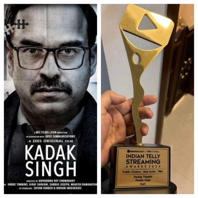 Best Actor for Kadak Singh at the Indian Telly Streaming Awards 2024!