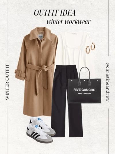 Winter workwear outfit idea ❄️