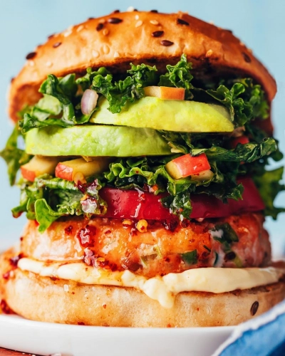 The ULTIMATE Salmon Burger!