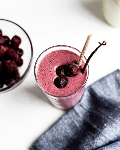 Cherry Vanilla Diabetes Smoothie