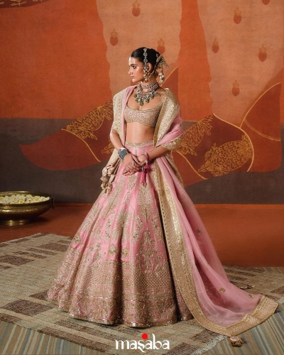 The ‘Gulab Barfi’ Lehenga