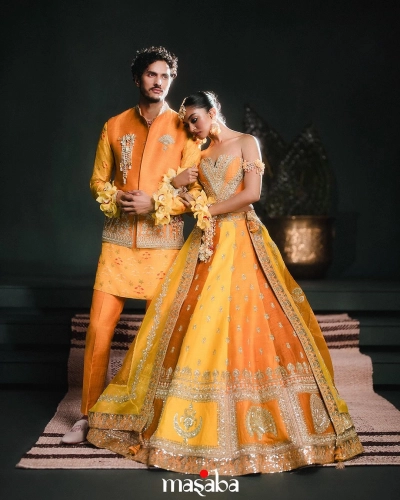 The ‘Son Patissa’ Lehenga | The ‘Son Patissa’ Bandi Set